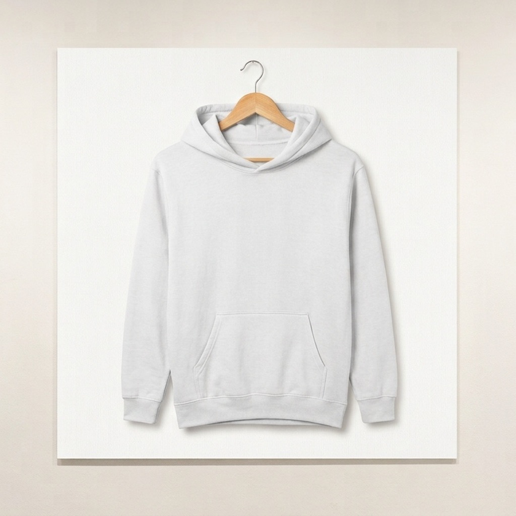 Blank front-facing hoodie