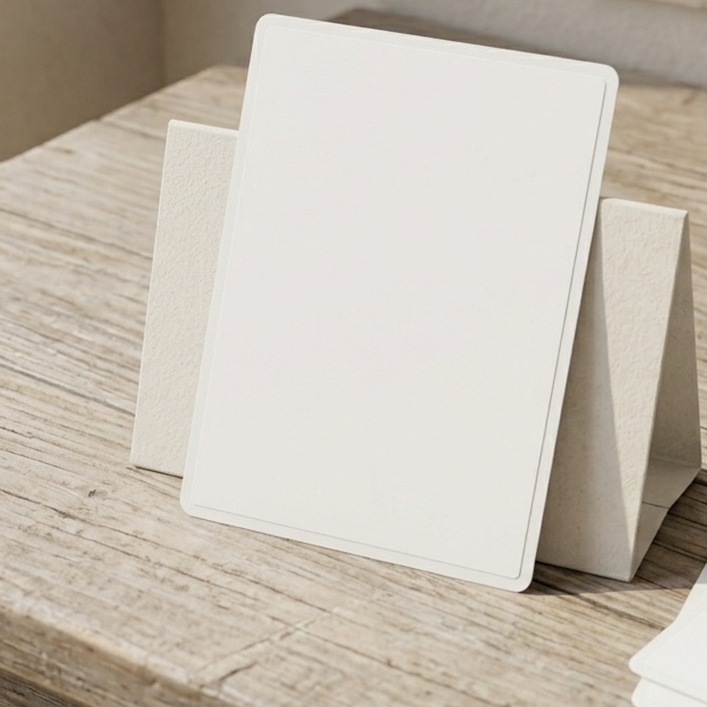 Blank front-facing poster