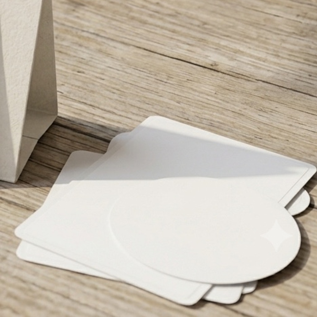 Blank front-facing sticker